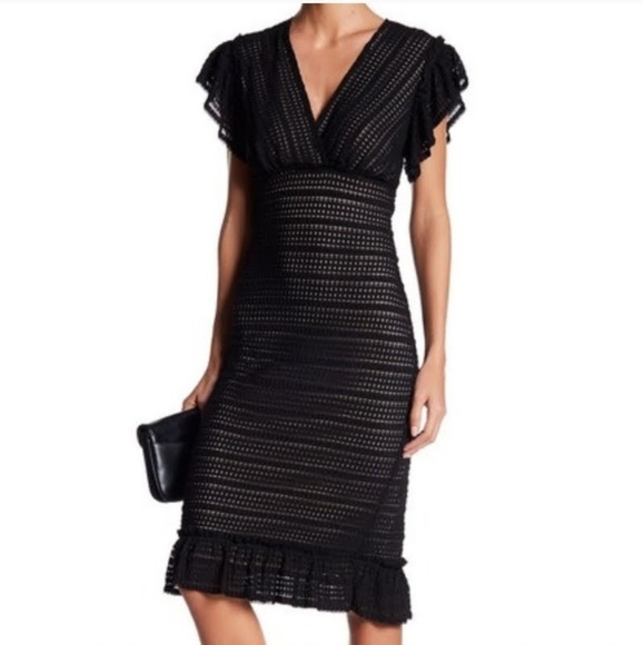 MAX STUDIO | Ruffled Lace LBD NEW - Picture 2 of 8